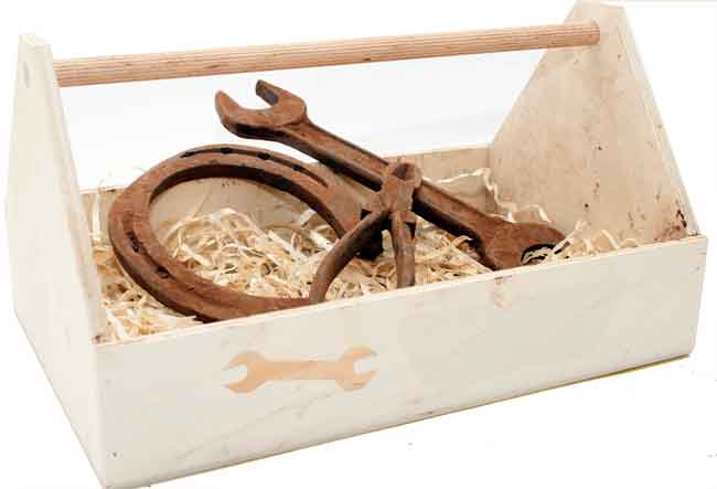 boite outils en bois